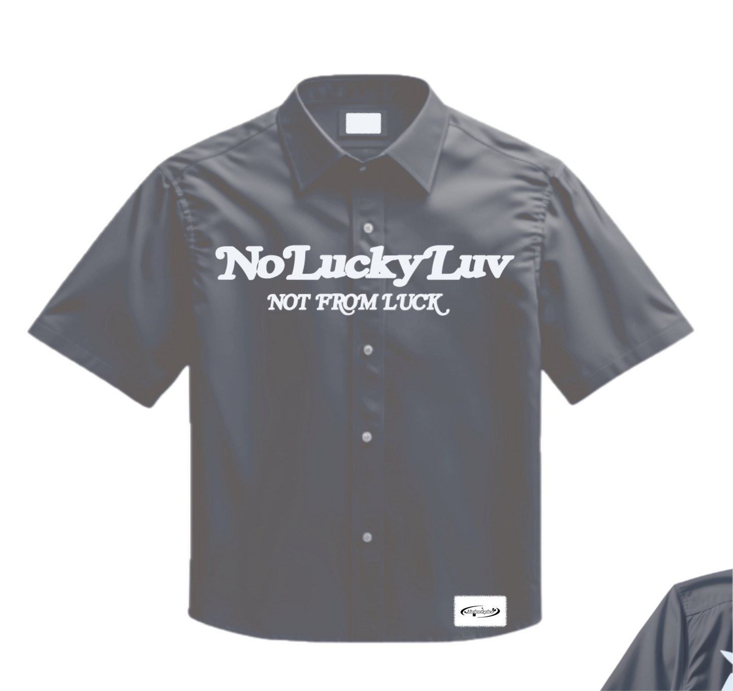 NoLuckyLuv UTILITY SHIRT Grey/white
