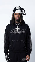 NoLuckyLuv RHINESTONE Hoodie
