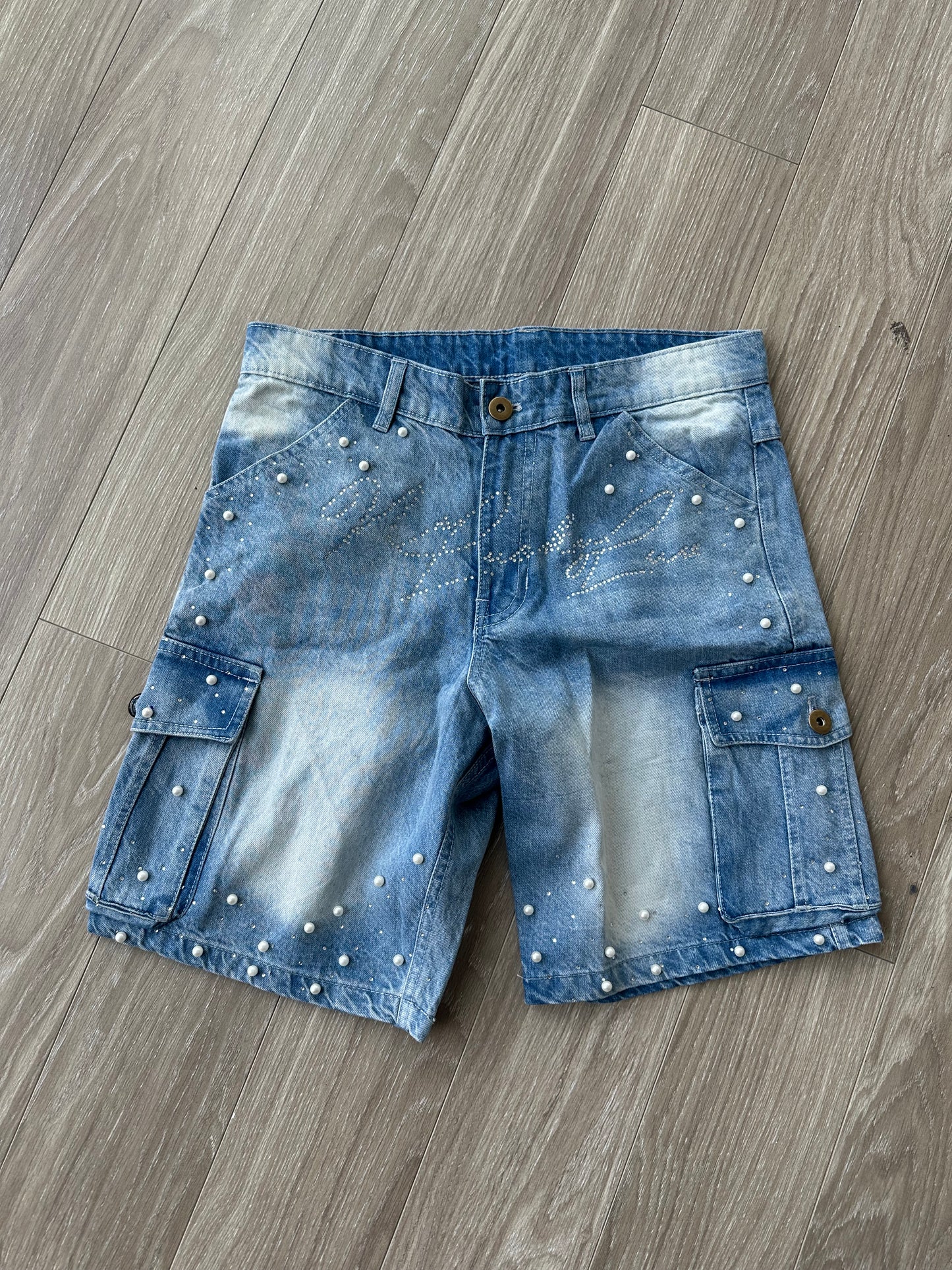 NoLuckyLuv DENIM JORTS