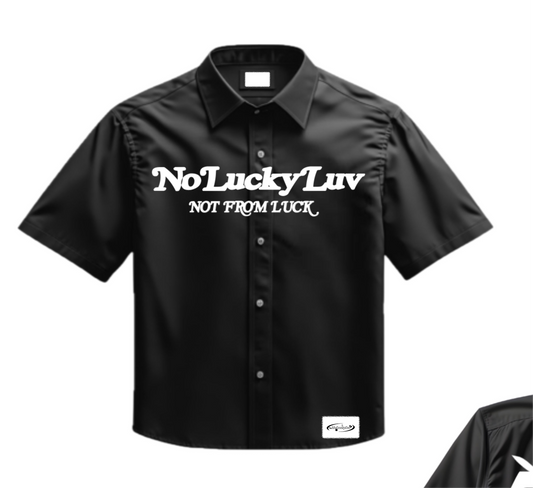 NoLuckyLuv UTILITY SHIRT Black/white