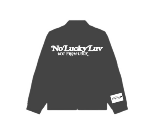 NoLuckyLuv UTILITY JACKET Grey/white