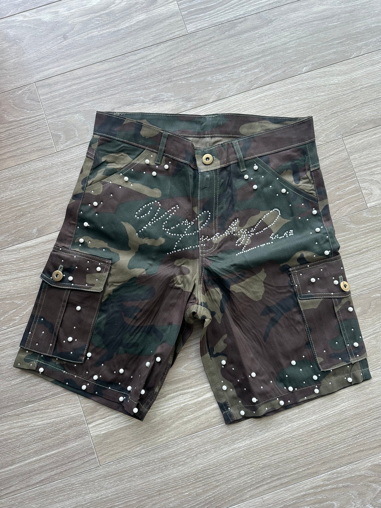 NoLuckyLuv CAMO JORTS