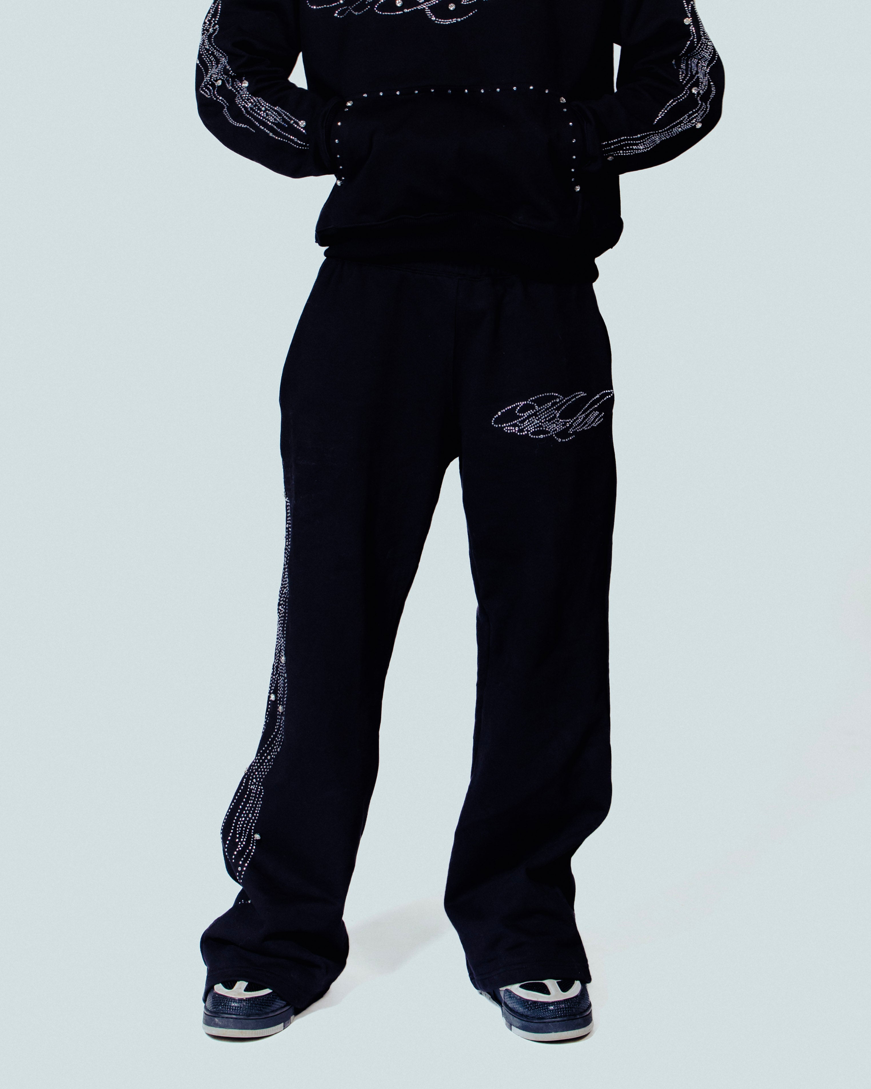 NoLuckyLuv RHINESTONE Pants