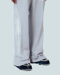 NoLuckyLuv grey/white Pants
