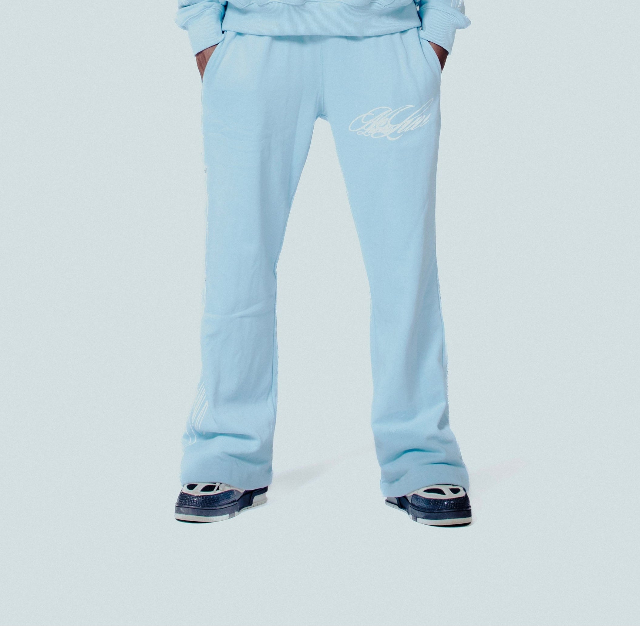 NoLuckyLuv Blue/black Pants