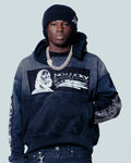 Black/white DEAD PRESI Hoodie