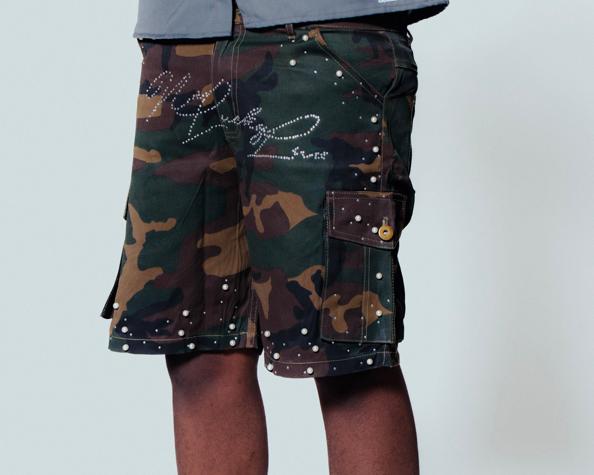 NoLuckyLuv CAMO JORTS