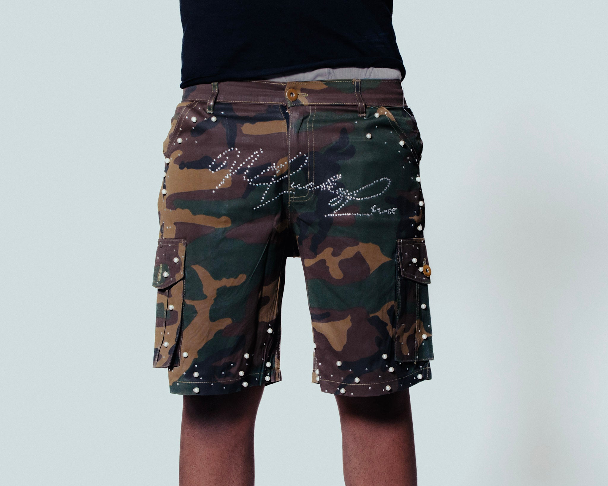 NoLuckyLuv CAMO JORTS