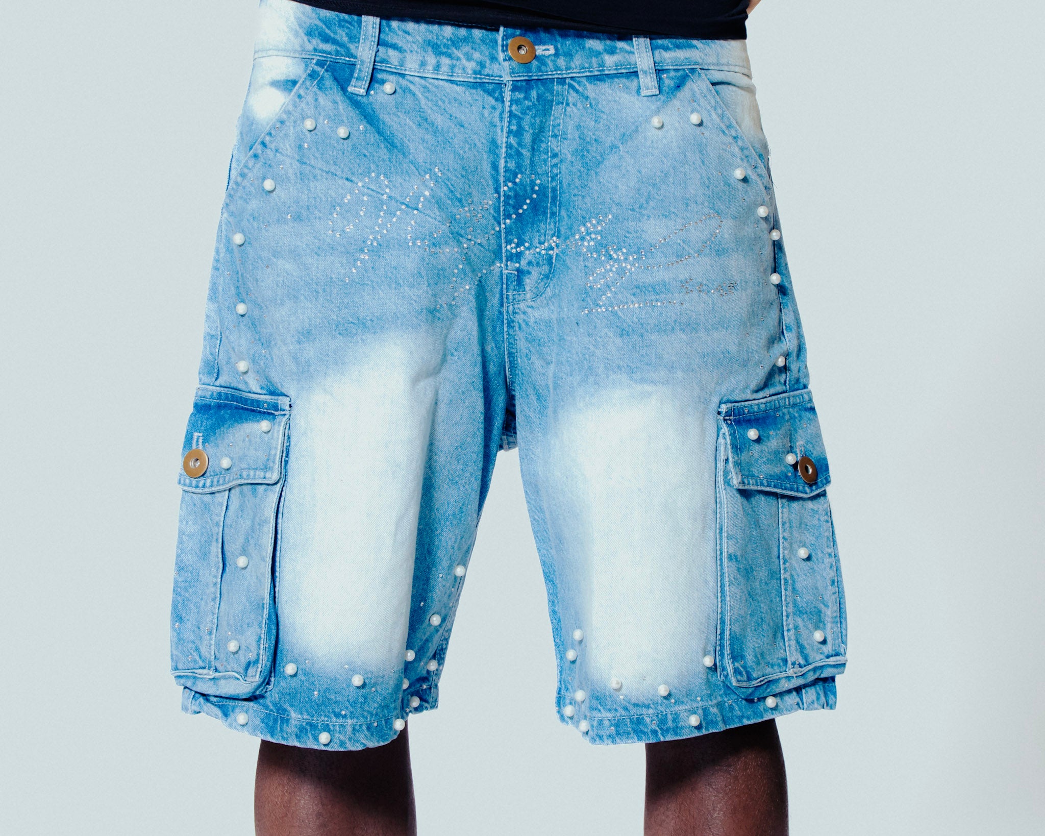 NoLuckyLuv DENIM JORTS