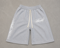 BNoLuckyLuv grey/white 3/4 Shorts