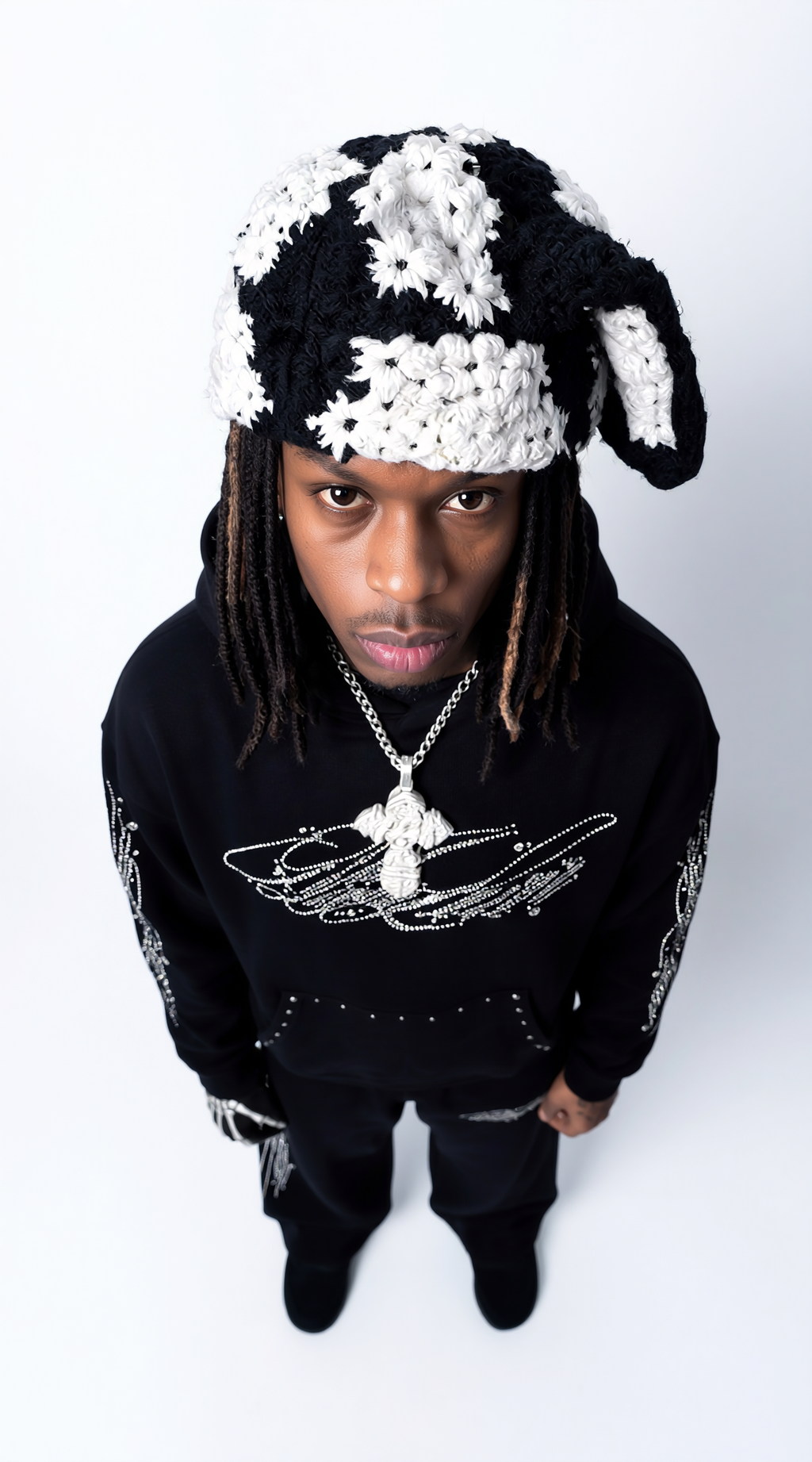 NoLuckyLuv RHINESTONE Hoodie