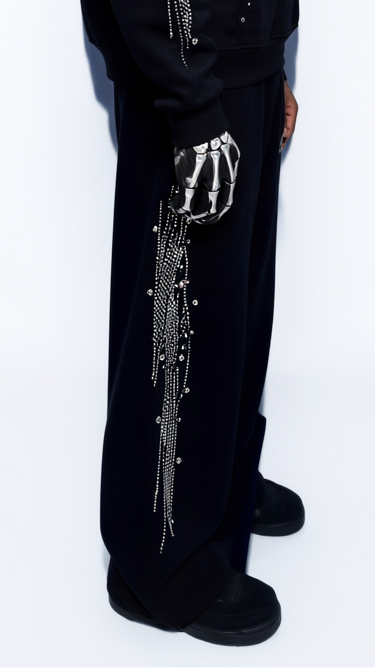 NoLuckyLuv RHINESTONE Pants